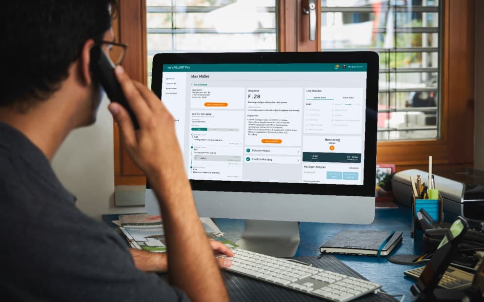 Webversie myVaillant Pro