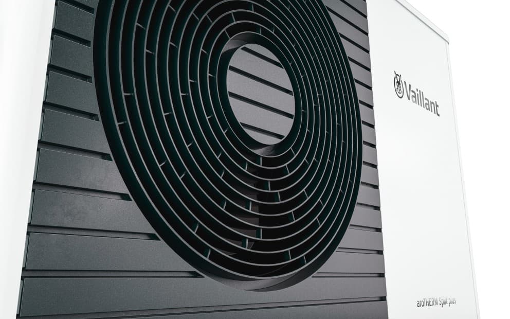 Close-up van de nieuwe aroTHERM split Plus