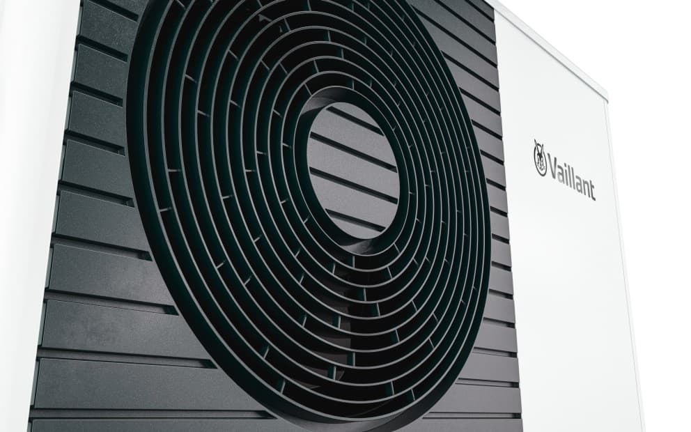 Close-up van de aroTHERM Split plus