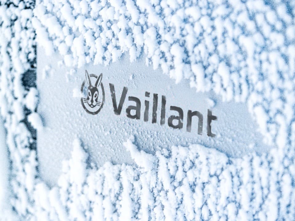 Logo Vaillant op warmtepomp
