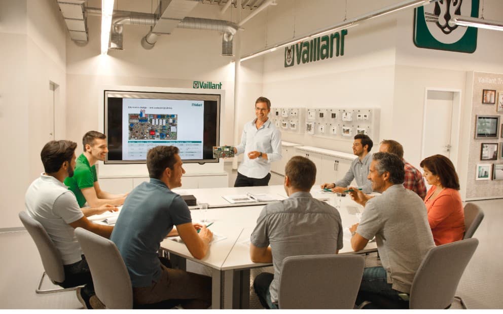 Training voor groep mensen.