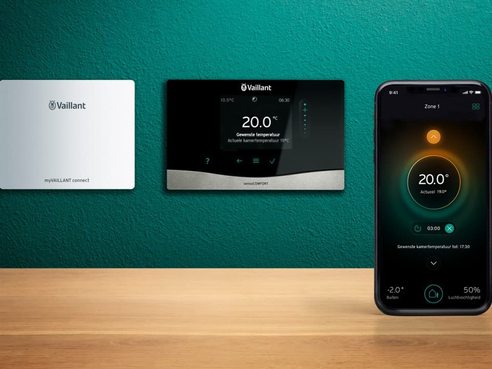 sensoROOM thermostaat, app en gateway