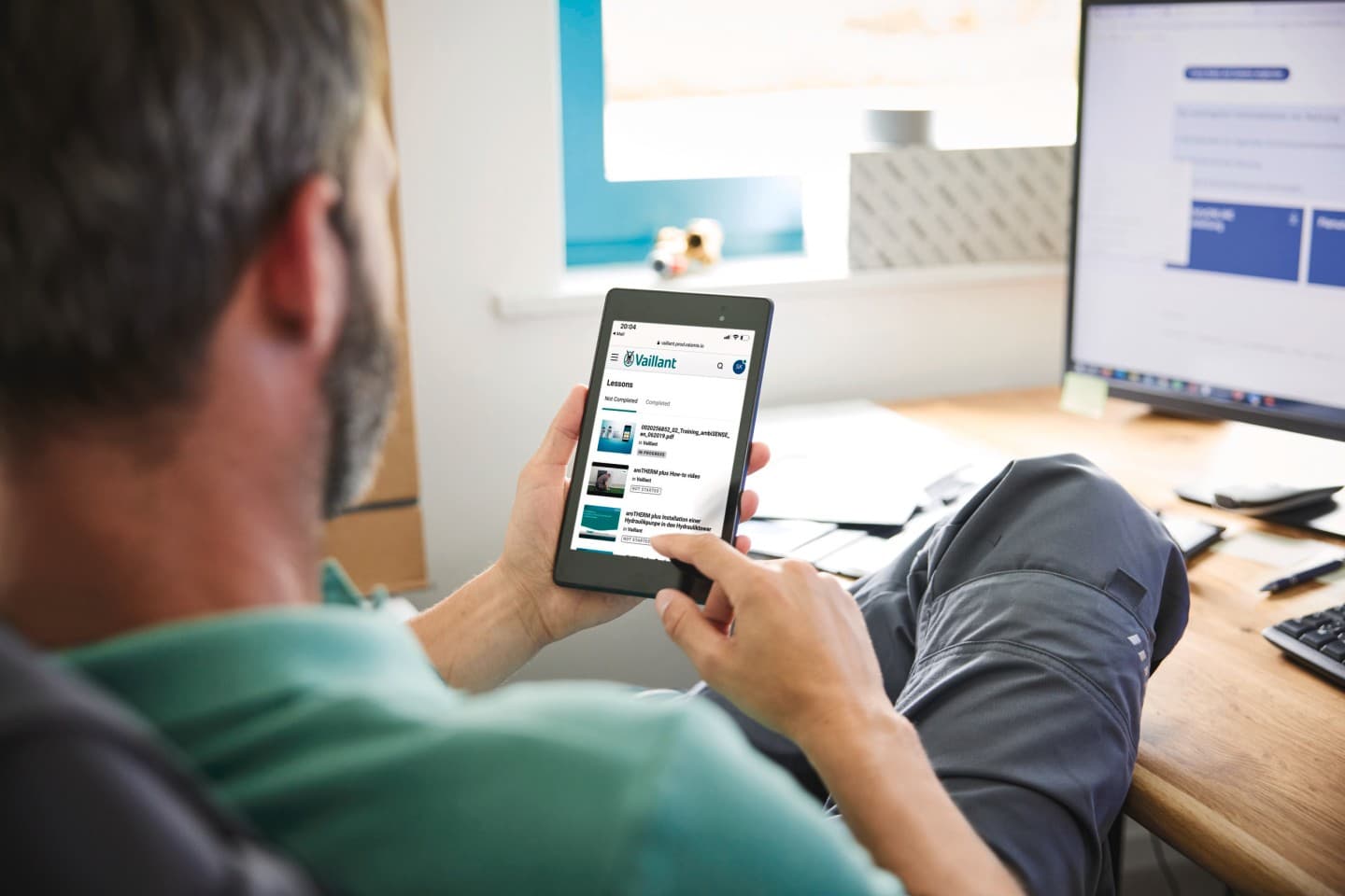 Vaillant app op mobiele telefoon