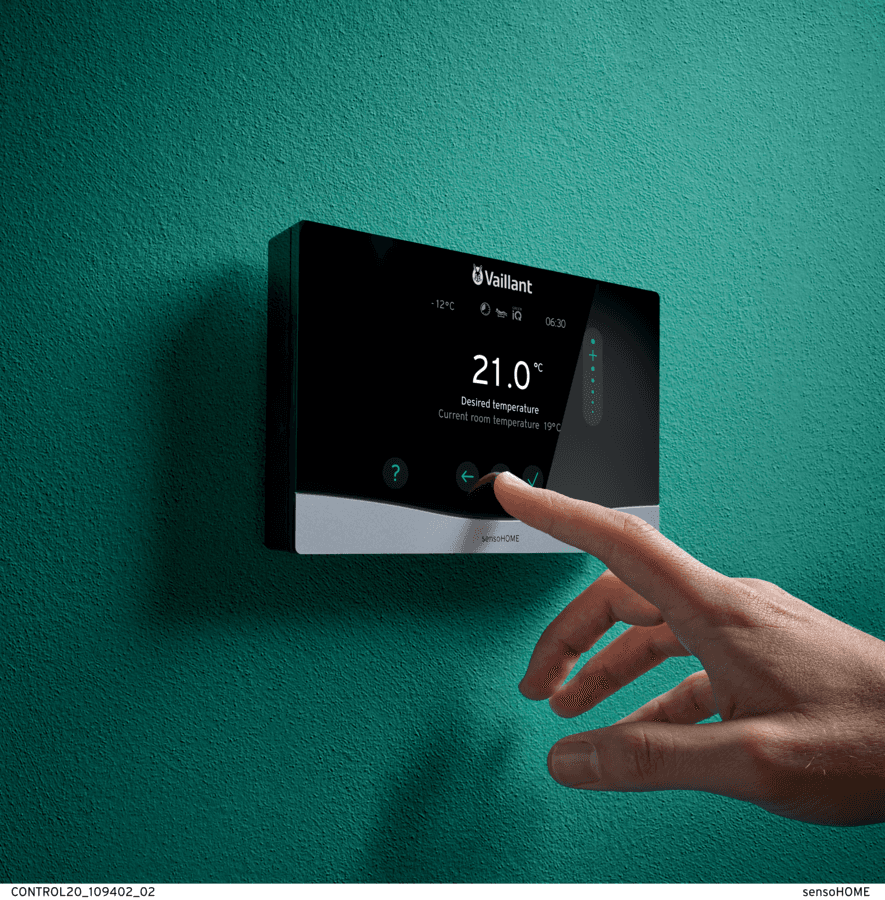 Modern ontwerp met een touchscreen met hoge resolutie.